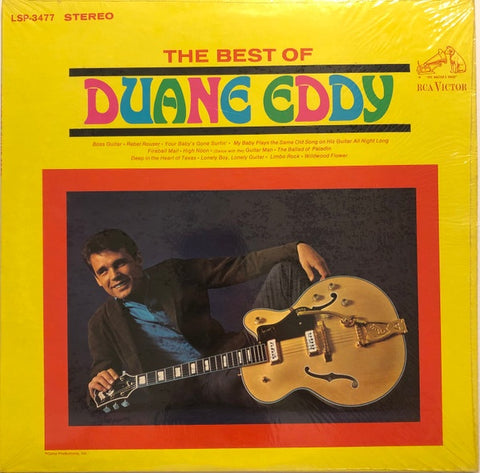 Duane Eddy – The Best Of Duane Eddy - LP Record 1966 RCA Victor USA Stereo Vinyl - Rock / Rockabilly / Country Rock