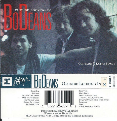 BoDeans – Outside Looking In - Used Cassette Slash 1987 USA - Rock / Pop