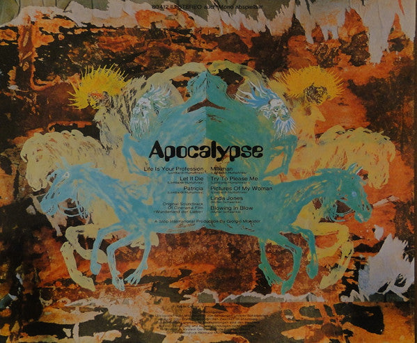 Apocalypse / Giorgio Moroder - Original Of Cinerama Film "Wunderland Der Liebe" - Mint- LP Record 1969 Ariola Germany Vinyl - Krautrock / Psychedelic Rock / Soundtrack - Shuga Records