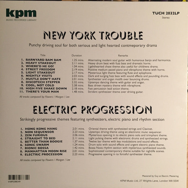 Tim "Love" Lee, Shawn Lee, Barry Morgan, Herbie Flowers ‎– New York Trouble / Electric Progression - New Lp Record 2013 Tummy Touch UK Import Vinyl - Funk / Experimental / Electronic
