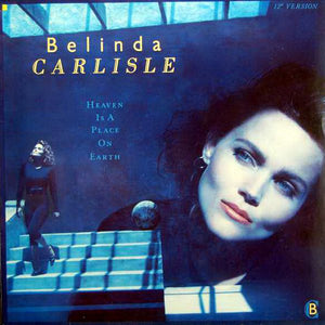 Belinda Carlisle ‎– Heaven On Earth - VG+ 12" Single 1987 USA Original Press - Synth Pop