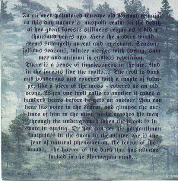 Ulver / Mysticum – Ulverytternes Kamp / Mourning - VG+ 7" Single Record 1994 Necromantic Gallery Netherlands Vinyl & Numbered - Black Metal / Industrial Metal - Shuga Records