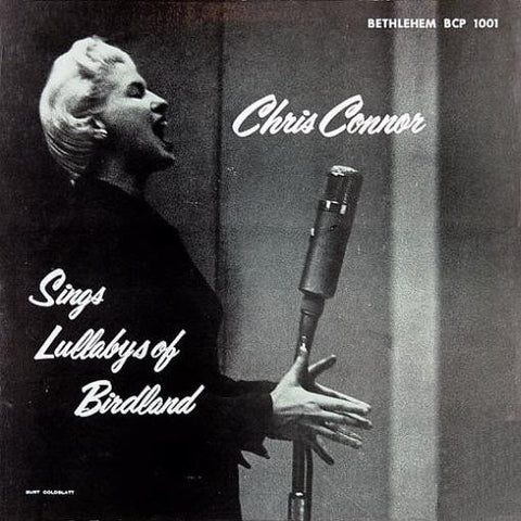Chris Connor ‎– Sings Lullabys Of Birdland - VG 10" Lp Record 1954 Bethlehem USA Vinyl - Jazz Vocal