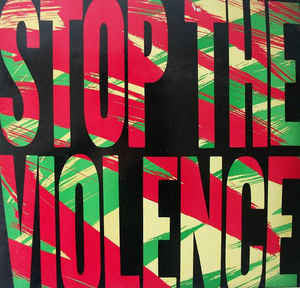Boogie Down Productions – Stop The Violence - VG+ 12" Single USA 1988 - Hip Hop