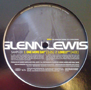 Glenn Lewis - World Outside My Window (Sampler) VG - 12" Single 2002 Epic USA PROMO - Hip Hop - Shuga Records