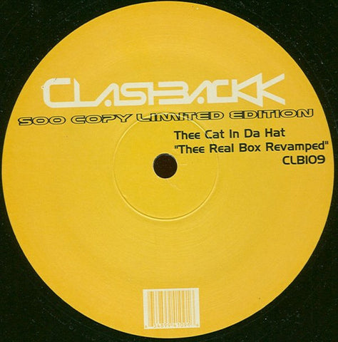 Thee Cat In Da Hat (Felix Da Housecat) – Thee Real Box Revamped - New 12" Single 2000 Clashbackk USA Vinyl - Chicago House