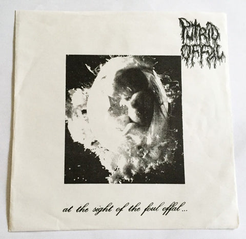 Putrid Offal / Agathocles – At The Sight Of The Foul Offal... / Untitled - Mint- 7" EP Record 1991 Skin Drill Seraphic Decay USA Pale Gray Marbled Vinyl - Grindcore / Death Metal