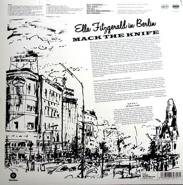 Ella Fitzgerald ‎– Mack The Knife - Ella In Berlin (1960) - New LP Record 2011 WaxTime Europe Import 180 gram Vinyl - Jazz - Shuga Records