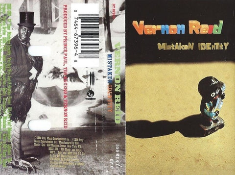 Vernon Reid – Mistaken Identity - Used Cassette 1996 550 Music Tape - Hard Rock / Experimental / Prog