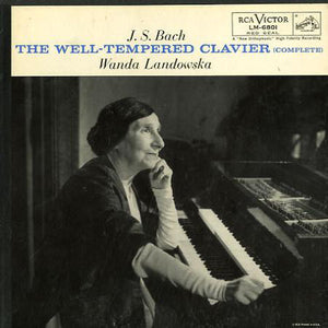 Wanda Landowska - J.S. Bach – The Well-Tempered Clavier (Complete) - VG 1958 Mono USA 6 Lp Set - Classical