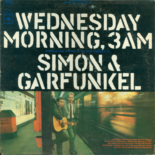 Simon & Garfunkel ‎– Wednesday Morning, 3 A.M. (1964) - Mint- Stereo USA (1970's Press) - Rock - Shuga Records