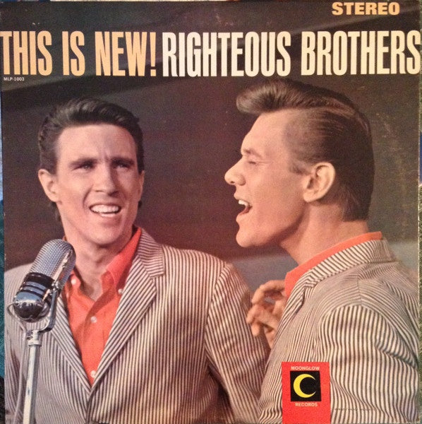 The Righteous Brothers - This Is New! - VG+ LP Record 1965 Moonglow Stereo USA Vinyl - Pop Rock - Shuga Records