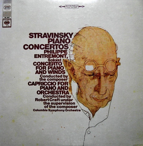 Philippe Entremont – Stravinsky - Piano Concertos - New LP Record 1968 Columbia USA Stereo 360 Label Vinyl - Classical