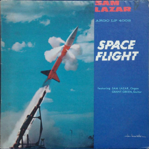 Sam Lazar ‎– Space Flight VG Lp Record 1960 Mono USA Original USED Vinyl - Jazz / Soul-Jazz - B20-065