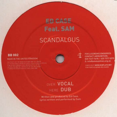 Ed Case – Scandalous - New 12" Single Record 2002 Bigger Beat UK Vinyl - UK Garage