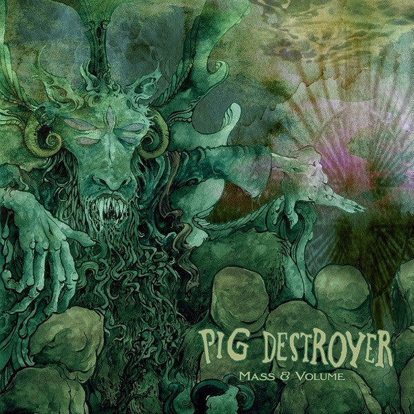 Pig Destroyer - Mass & Volume - New Lp Record 2014 Relapse USA Green Transparent VInyl & Download - Doom Metal