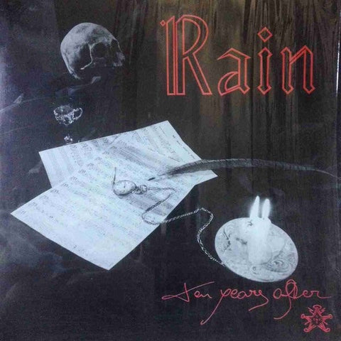 Rain – Ten Years After - Mint- LP Record 1991 Sysma Italy Clear Vinyl - Heavy Metal / Death Metal