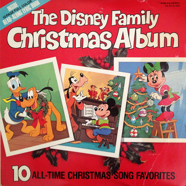 Various – The Disney Family Christmas Album - VG+ 1981 USA (Original With Book) - Holiday