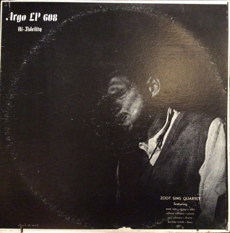 Zoot Sims Quartet ‎– Zoot (1957) - VG Lp Record 1975 USA Mono USA Vinyl - Jazz