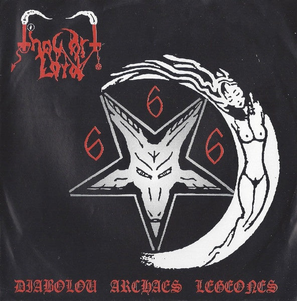 Thou Art Lord – Diabolou Archaes Legeones - Mint- 7" Single Record 1993 Molon Lave Greece Red Vinyl - Black Metal - Shuga Records