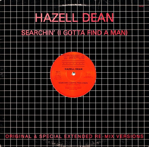 Hazell Dean – Searchin' (I Gotta Find A Man) (Original & Special Extended Re-Mix Versions) - VG+ 12" Single Record 1983 TRS Vinyl - Hi NRG / Synth-pop / Disco