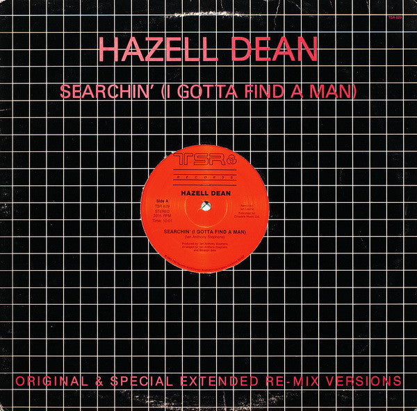 Hazell Dean ‎– Searchin' (I Gotta Find A Man) (Original & Special Extended Re-Mix Versions) - Mint- 12" Single Record 1983 USA Original Vinyl - Hi NRG / Italo Disco