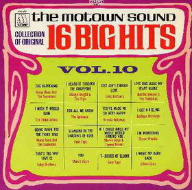 Various – The Motown Sound - 16 Big Hits Vol. 10 - VG+ 1969 Stereo USA (Original Press) - Soul