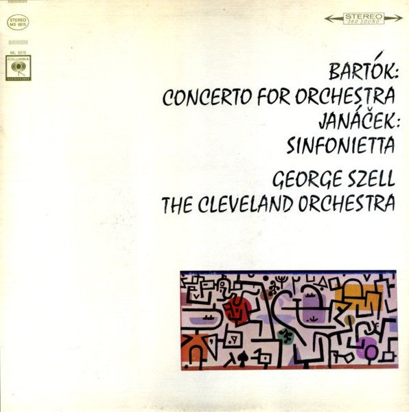 Szell – Bartók / Janáček - Concerto For Orchestra / Sinfonietta - New LP Record 1966 Columbia USA Stereo Vinyl - Classical - Shuga Records