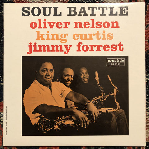 Oliver Nelson, King Curtis, Jimmy Forrest ‎– Soul Battle (1962) - VG+ LP Record 1965 Status USA Mono Vinyl - Jazz / Bop