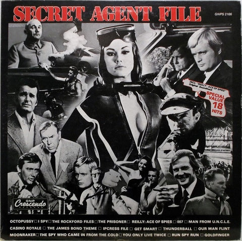 Billy Strange & Neil Norman – Secret Agent File - Mint- LP Record 1984 GNP Crescendo USA Vinyl - Jazz / Score / Soundtrack