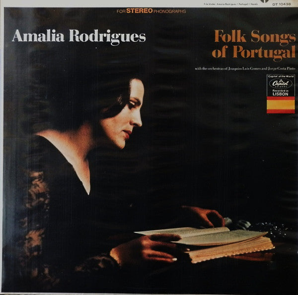 Amalia Rodrigues - Folk Songs of Portugal - Mint- USA Folk