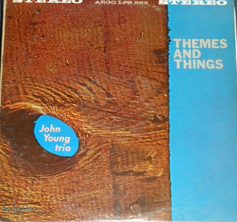 John Young Trio ‎– Themes And Things - VG+ LP Record 1962 Argo Stereo USA Vinyl - Jazz