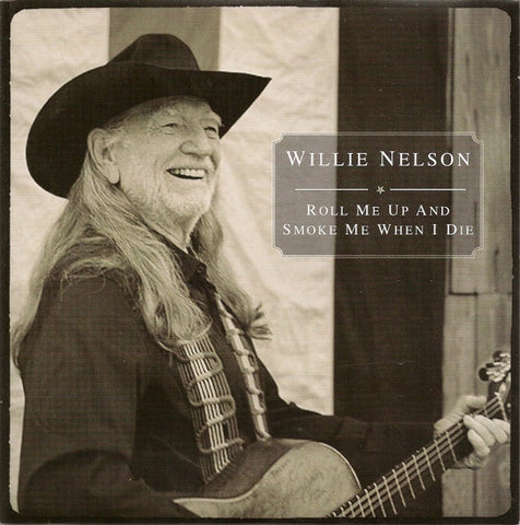 Willie Nelson – Roll Me Up And Smoke Me When I Die - New 7" Single Record Store Day 2013 Sony RSD Green Marbled Vinyl & Numbered - Counrty