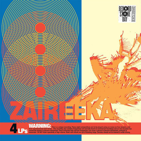 The Flaming Lips - Zaireeka - Mint 4 LP Record Store Day Box Set 2013 Warner RSD Colored Vinyl - Psychedelic Rock