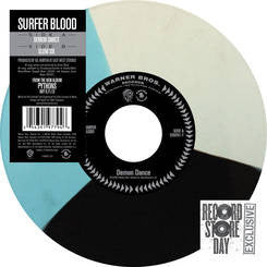 Surfer Blood - Demon Dance / Slow Six - New Vinyl Record 2013 Record Store Day Limited Edition White / Blue Vinyl 7" - Indie / Alt-Rock