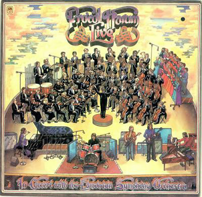 Procol Harum ‎– Live - In Concert With The Edmonton Symphony Orchestra - VG+ Stereo 1972 (Original Press) USA - Rock/Pop - Shuga Records