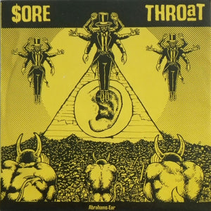 $ore Throªt – Abrahams Ear - VG+ 7" EP Record 1992 Ecocentric Germany Vinyl & Insert - Noisecore