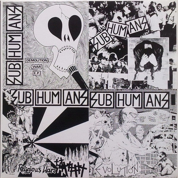 Subhumans – EP LP (1985) - VG+ LP Record 1990 Bluurg Records UK Vinyl & Insert - Hardcore / Punk - Shuga Records