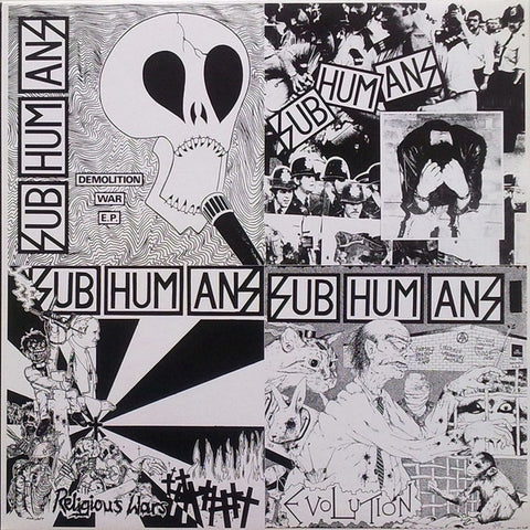 Subhumans – EP LP (1985) - VG+ LP Record 1990 Bluurg Records UK Vinyl & Insert - Hardcore / Punk