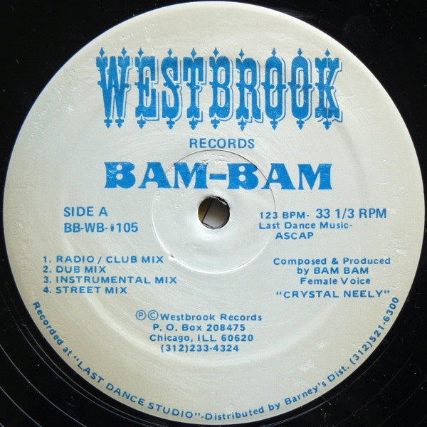 Bam-Bam – Give It To Me - VG+ 12" Single Record 1988 Westbrook Vinyl - Chicago House / Acid House