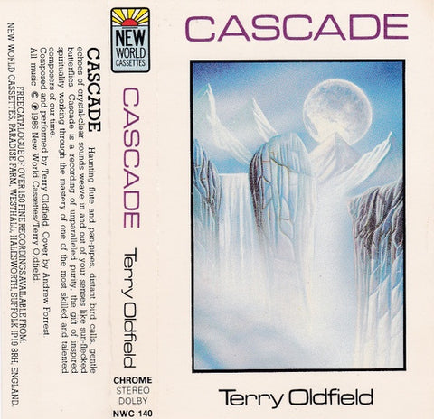 Terry Oldfield – Cascade - Used Cassette 1986 New World Tape - New Age