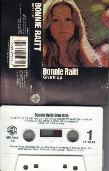 Bonnie Raitt – Give It Up (1972) - Used Cassette 1990 Warner Bros Tape - Rock / Blues