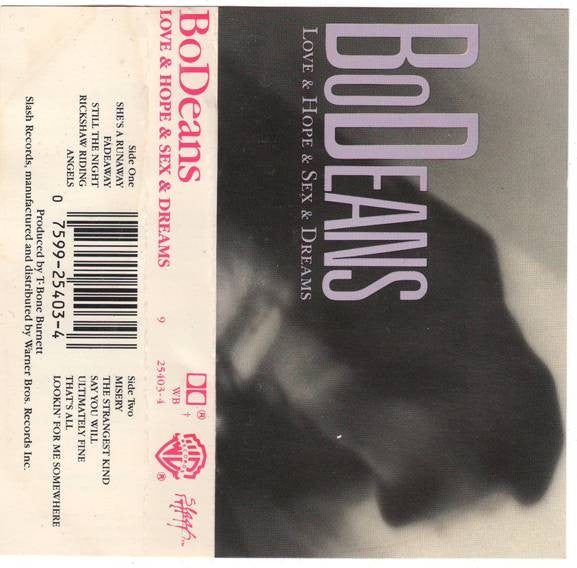 BoDeans ‎– Love & Hope & Sex & Dreams - Used Cassette 1986 Slash Tape - Pop / Rock