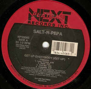 Salt 'N' Pepa ‎– Get Up Everybody - VG 12" Single Record 1988 USA Vinyl - Pop Rap