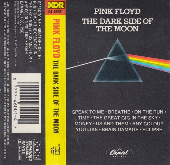 Pink Floyd – The Dark Side Of The Moon - Used Cassette 1988