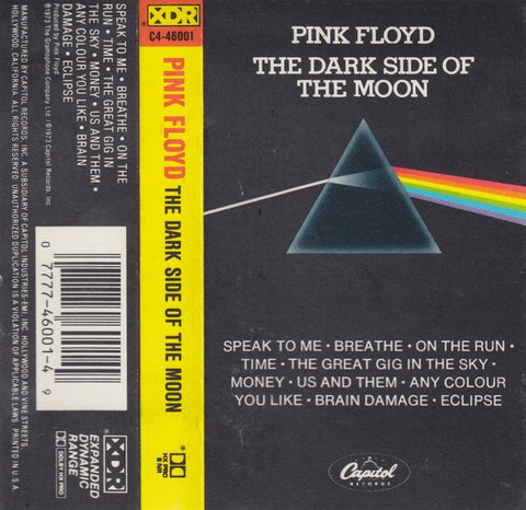 Pink Floyd – The Dark Side Of The Moon - Used Cassette 1988 Capitol Tape - Psychedelic Rock / Prog Rock