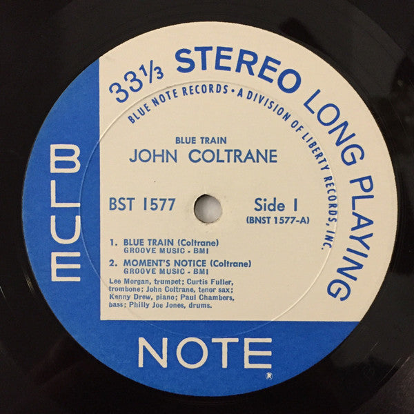 John Coltrane ‎– Blue Train (1957) - VG+ LP Record 1967 Blue Note USA Stereo Vinyl - Jazz / Bop