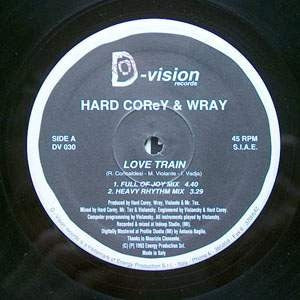 Hard Corey & Wray – Love Train - VG 12" Single Record 1993 Italy Vinyl - House / Deep House
