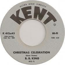 B.B. King ‎– Christmas Celebration / Easy Listening VG- 7" Single 45RPM Kent USA - Blues