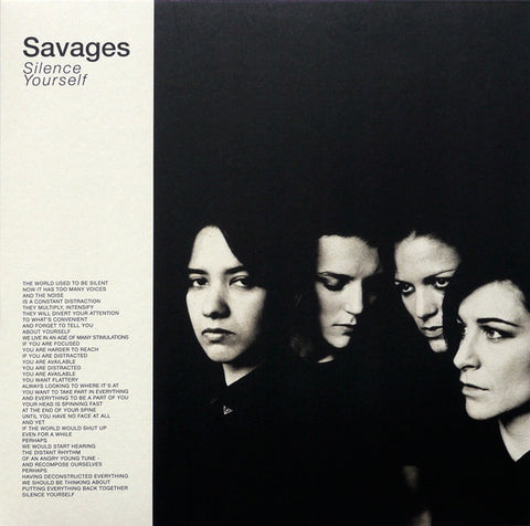 Savages -Silence Yourself - MInt- LP Record 2013 Matador USA Vinyl & Download - Rock / Post-Punk